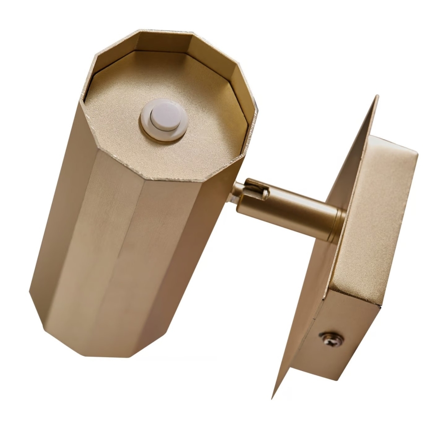 Nordlux - Vægspot ALANIS 1xGU10/15W/230V guldfarvet