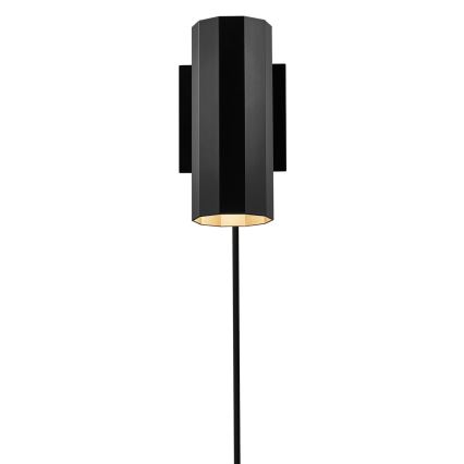 Nordlux - Vægspot ALANIS 1xGU10/15W/230V sort