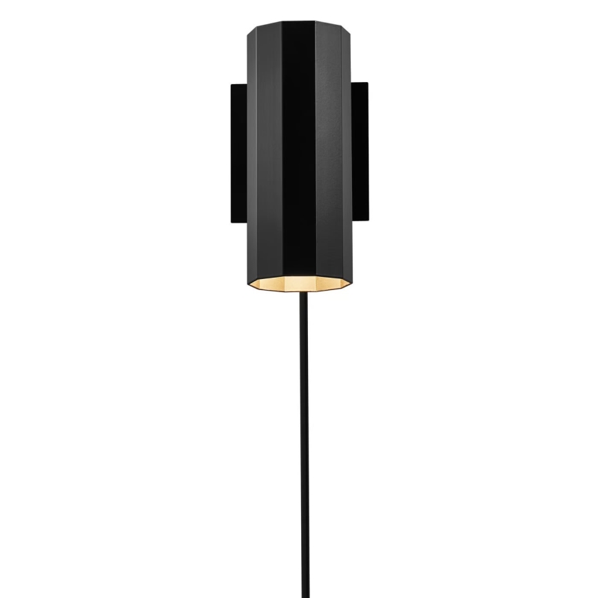 Nordlux - Vægspot ALANIS 1xGU10/15W/230V sort