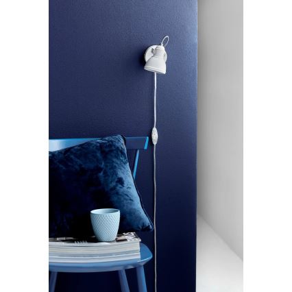 Nordlux - Vægspot ASLAK 1xGU10/35W/230V hvid
