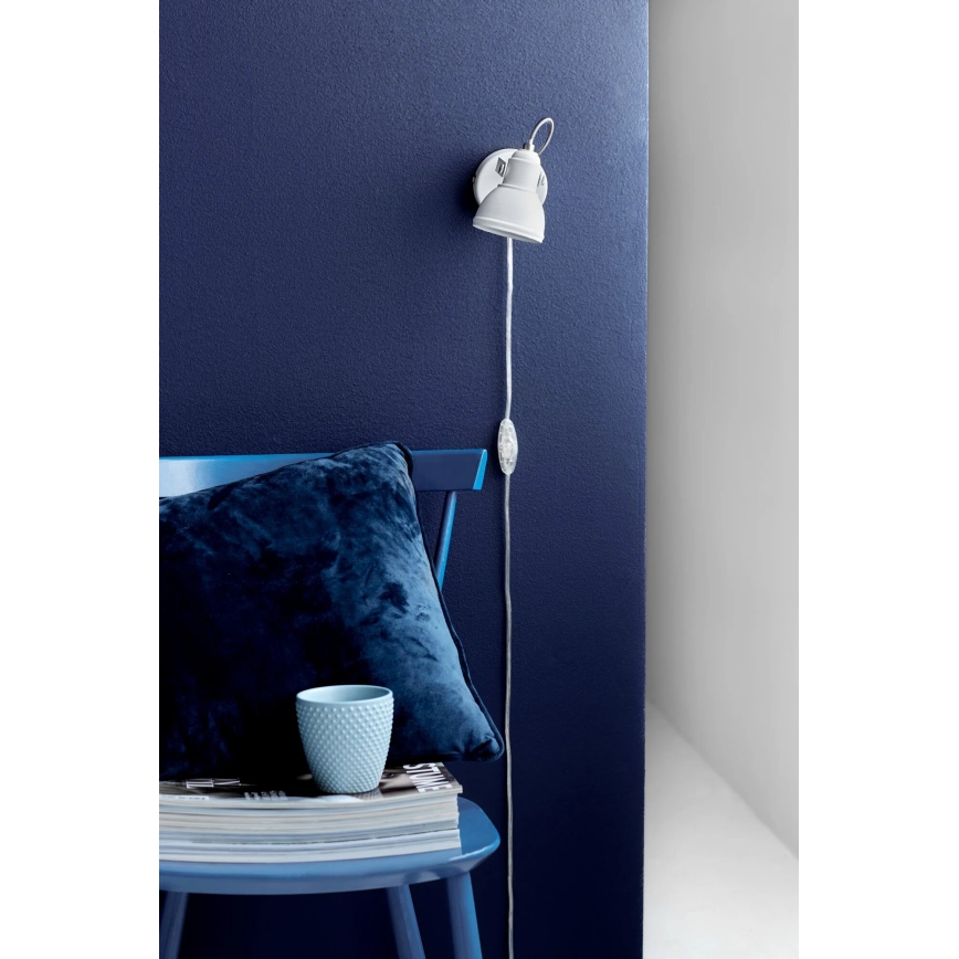Nordlux - Vægspot ASLAK 1xGU10/35W/230V hvid