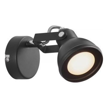 Nordlux - Vægspot ASLAK 1xGU10/35W/230V sort