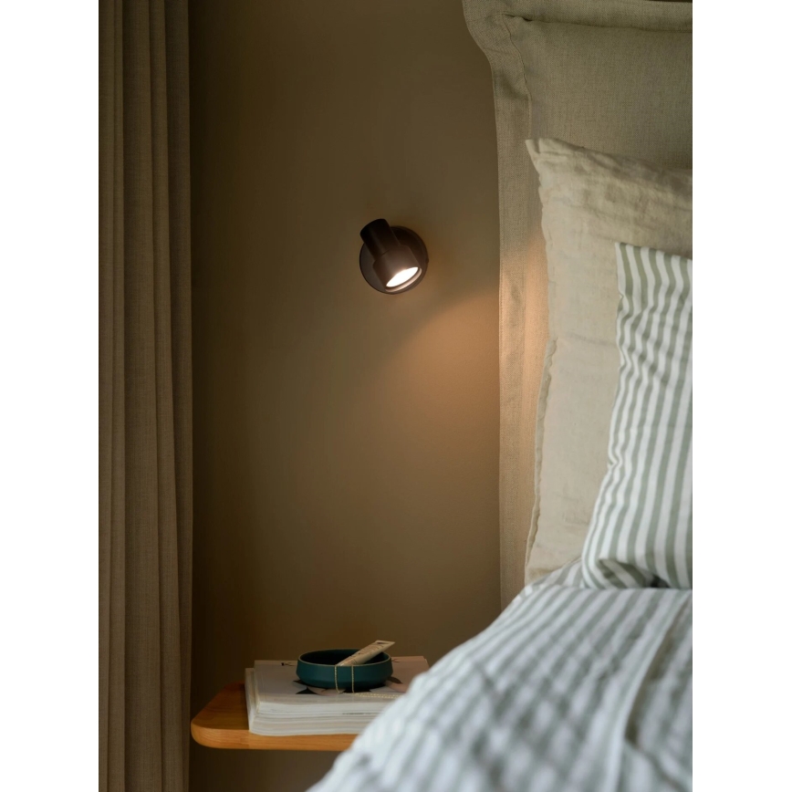 Nordlux - Vægspot BOSTON 1xGU10/5W/230V sort