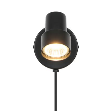 Nordlux - Vægspot BOSTON 1xGU10/5W/230V sort