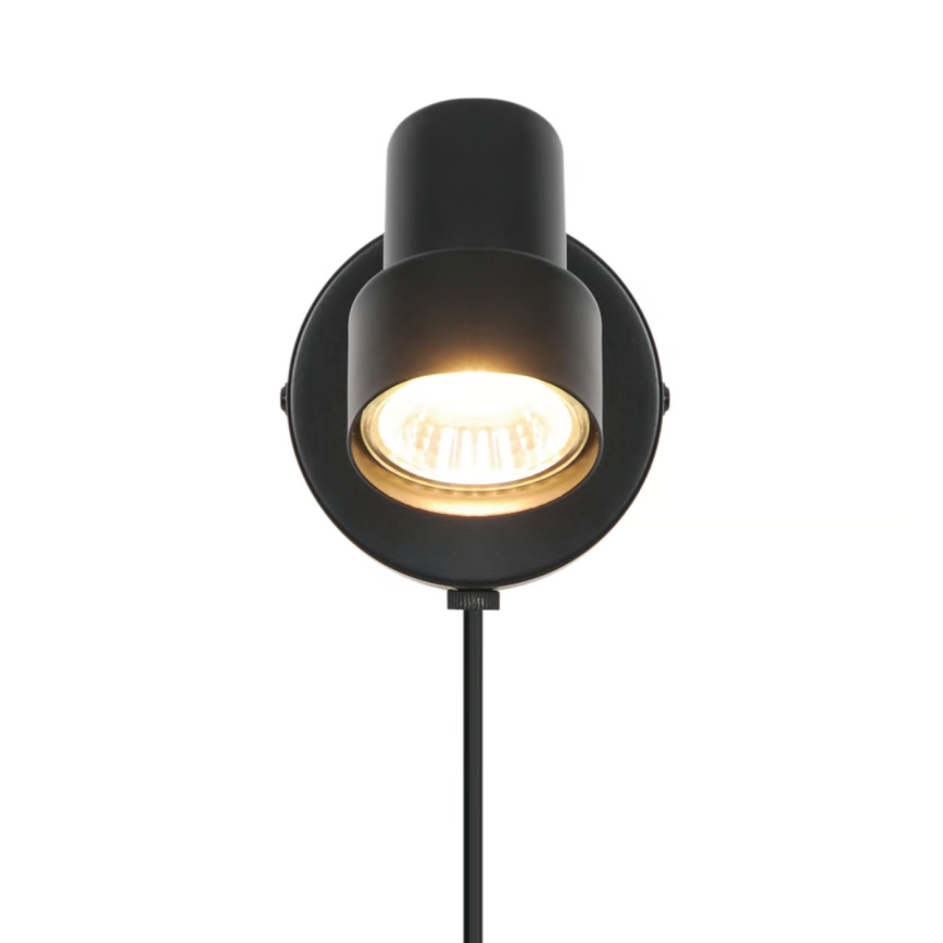 Nordlux - Vægspot BOSTON 1xGU10/5W/230V sort