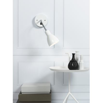 Nordlux - Væg flexible spotlampe CYCLONE 1xE14/15W/230V hvid