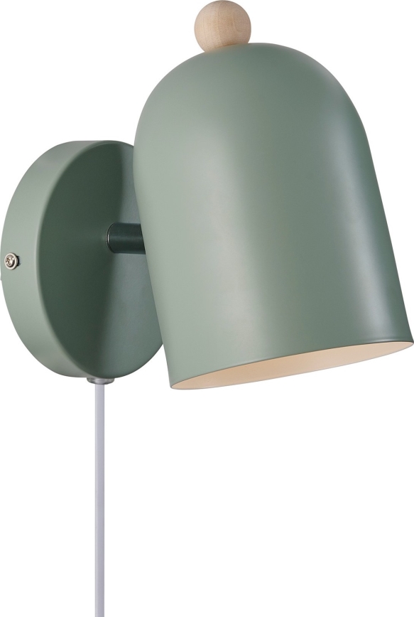 Nordlux - Vægspot GASTON 1xE27/15W/230V grøn