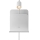 Nordlux - Vægspot med en hylde og USB ROOMI 1xGU10/8W/230V hvid