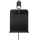 Nordlux - Vægspot med hylde og USB ROOMI 1xGU10/8W/230V sort