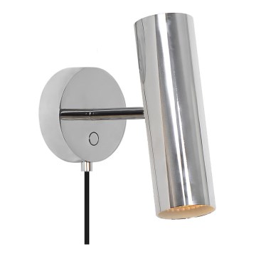 Nordlux - Vægspot MIB 1xGU10/20W/230V blank krom