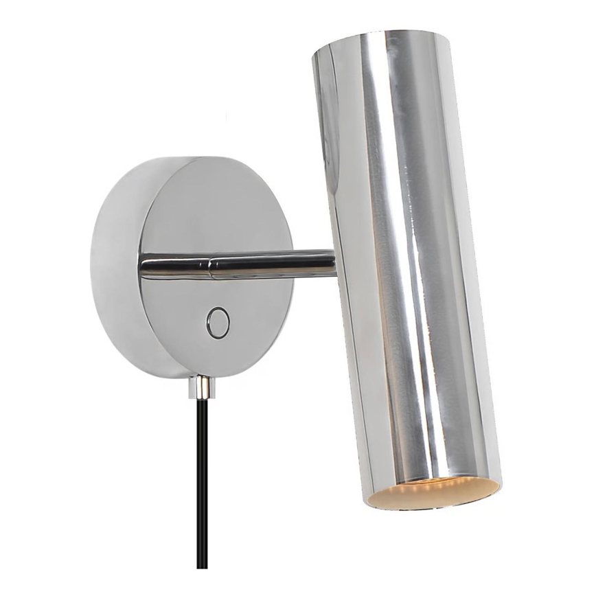 Nordlux - Vægspot MIB 1xGU10/20W/230V blank krom