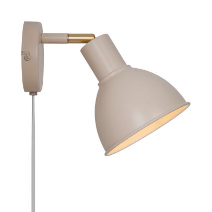 Nordlux - Vægspot POP 1xE27/18W/230V beige
