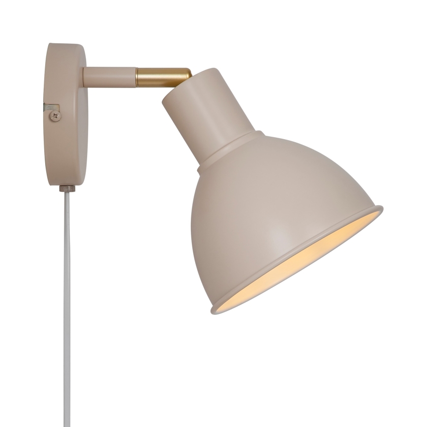 Nordlux - Vægspot POP 1xE27/18W/230V beige