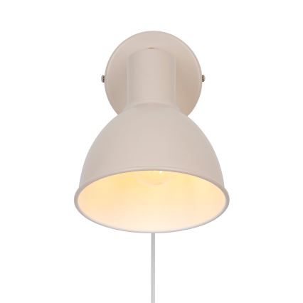 Nordlux - Vægspot POP 1xE27/18W/230V beige