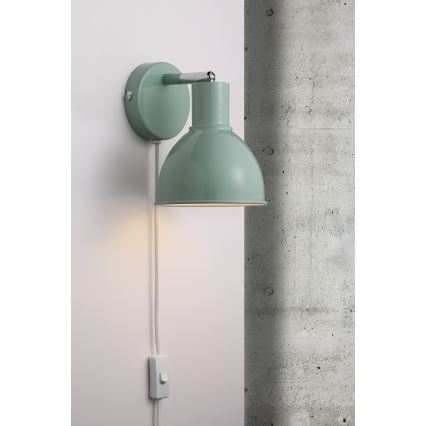 Nordlux - Vægspot POP 1xE27/18W/230V mintgrøn