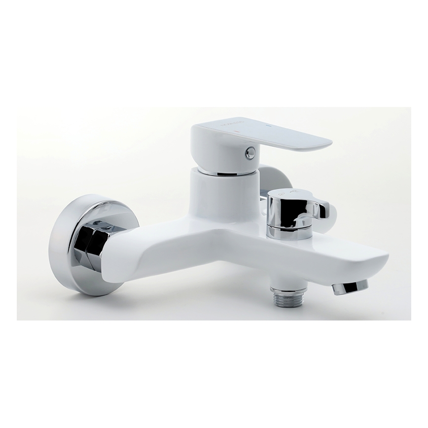 Novaservis - Badekarbatteri NOBLESS TINA hvid