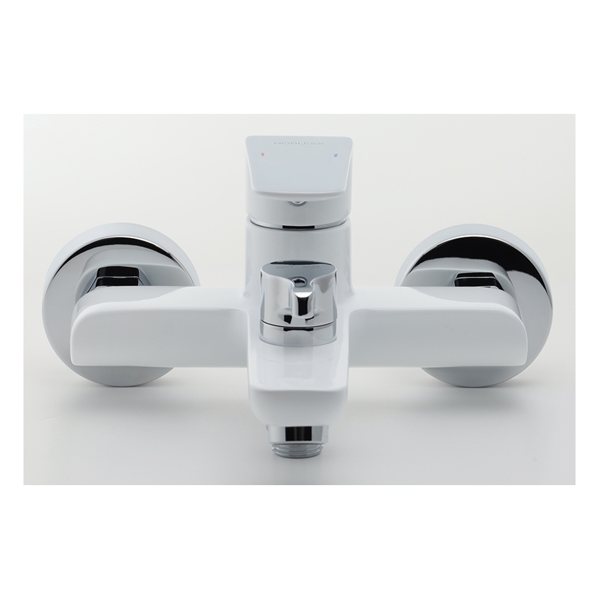 Novaservis - Badekarbatteri NOBLESS TINA hvid