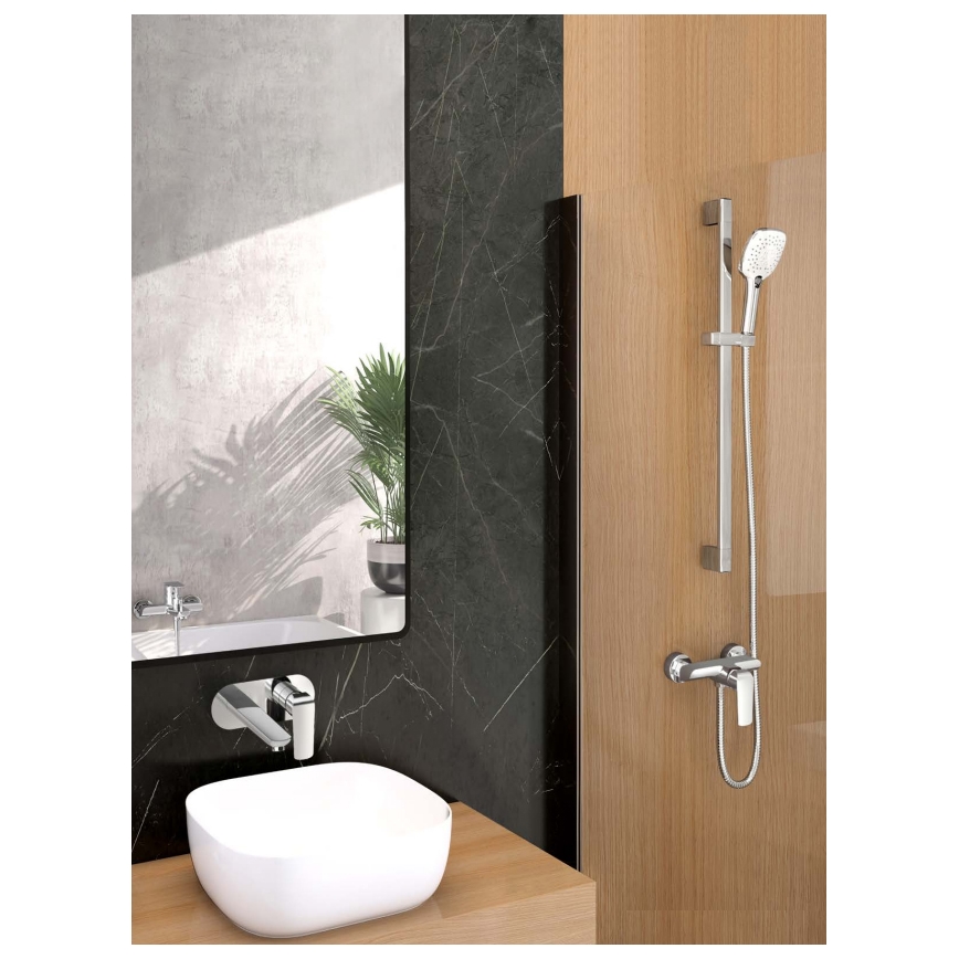 Novaservis - Brusebatteri NOBLESS TINA, poleret krom