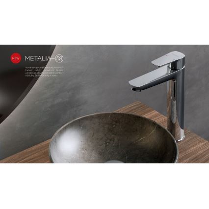 Novaservis - Hane METALIA ECO 25,7 cm skinnende krom