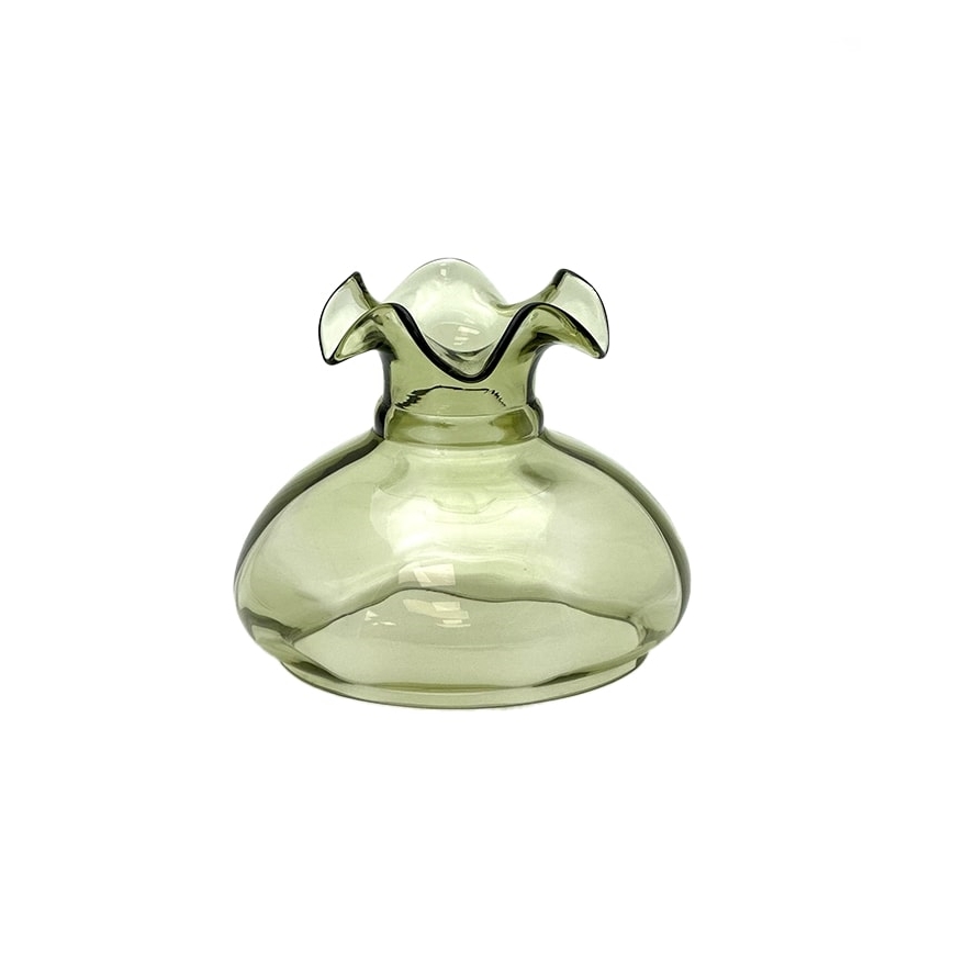 Olielampe MONIKA 34 cm skovgrøn terner