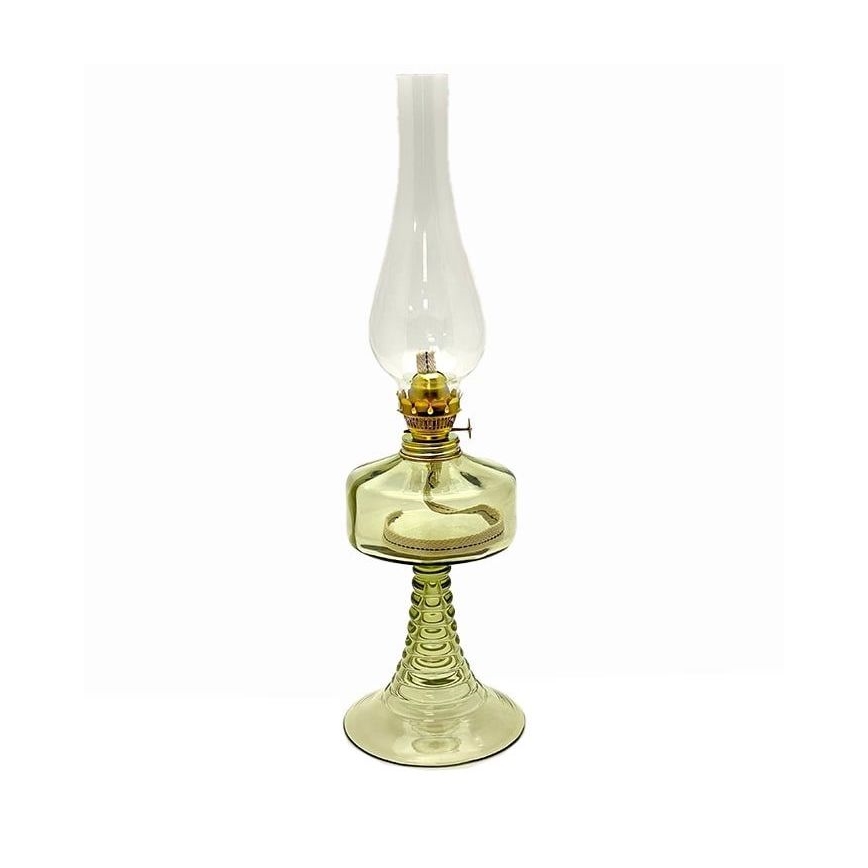Olielampe PETRA 42 cm skovgrøn