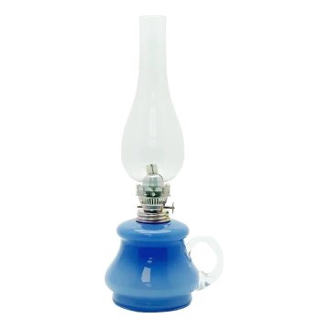 Olielampe TEREZA 34 cm mørkeblå