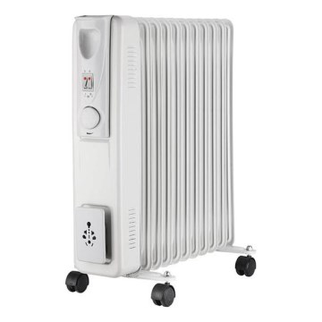 Olieradiator med 11 ribber 1000/1500/2500W/230V