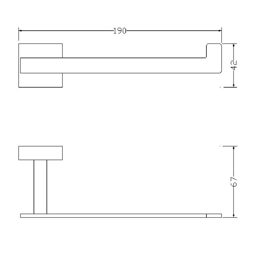 OMNIRES 8151BCR - Toiletrulleholder LIFT skinnende krom