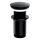OMNIRES A716BL - Afløb til håndvask CLICK-CLACK diameter 6,6 cm semi-mat sort
