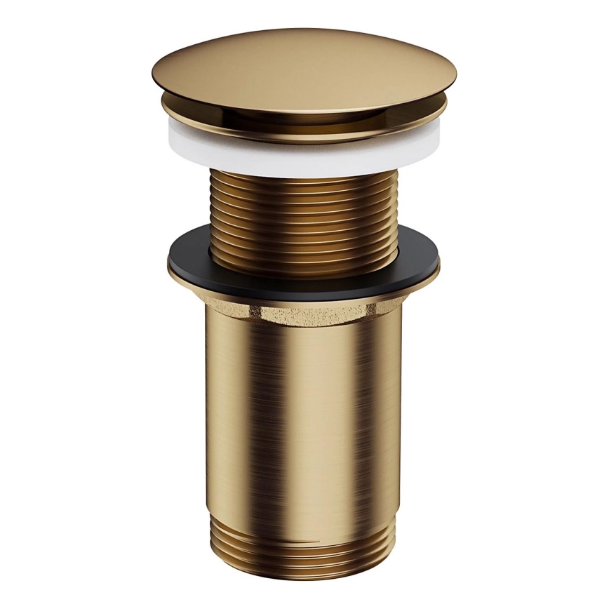 OMNIRES A716BR - Afløb til håndvask CLICK-CLACK diameter 6,6 cm børstet antik bronzefarve