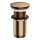 OMNIRES A716BR - Afløb til håndvask CLICK-CLACK diameter 6,6 cm børstet antik bronzefarve