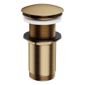 OMNIRES A716BR - CLICK-CLACK vaskafløb pr. 6,6 cm i børstet antik bronze