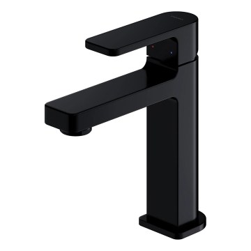 OMNIRES BA7810BL - BARETTI 17 cm vaskebatteri, mat sort