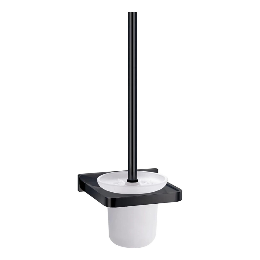 OMNIRES DA70620BL - Væghængt toiletbørste DARLING semi-mat sort