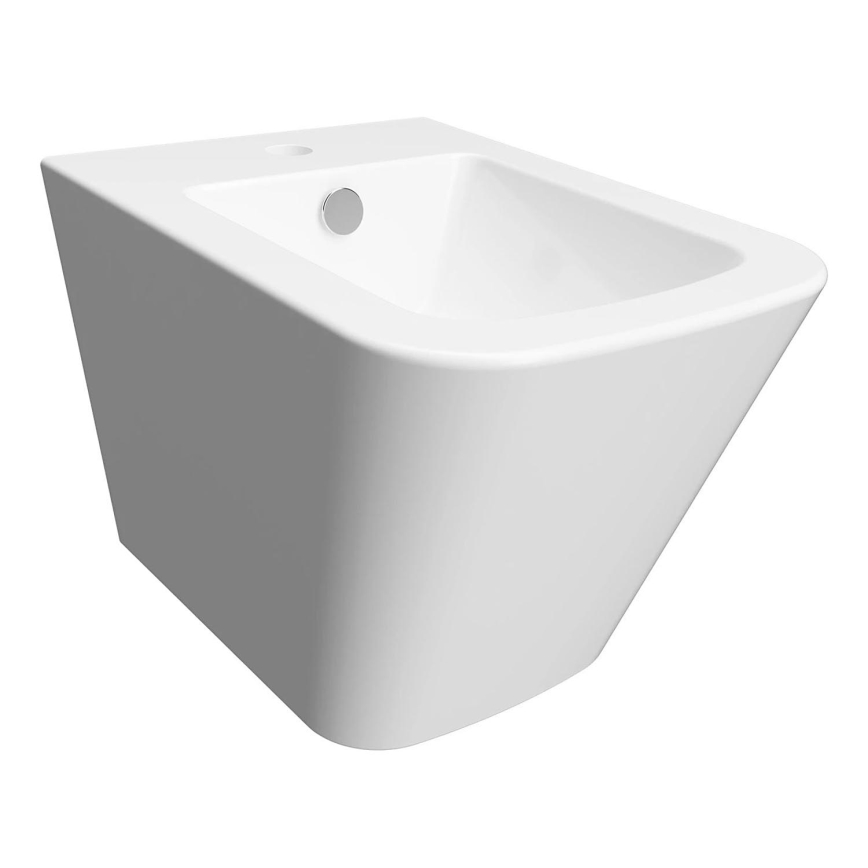 OMNIRES FONTANABIBP - Væghængt bidet FONTANA keramik/skinnende hvid