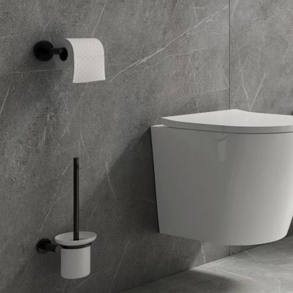 OMNIRES MP60510BL - Toiletrulleholder MODERN PROJECT mat sort