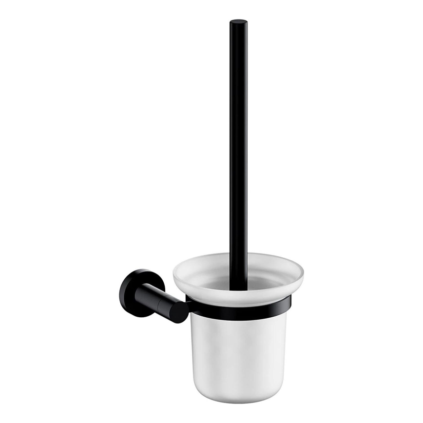 OMNIRES MP60620BL - Væghængt toiletbørste MODERN PROJECT mat sort
