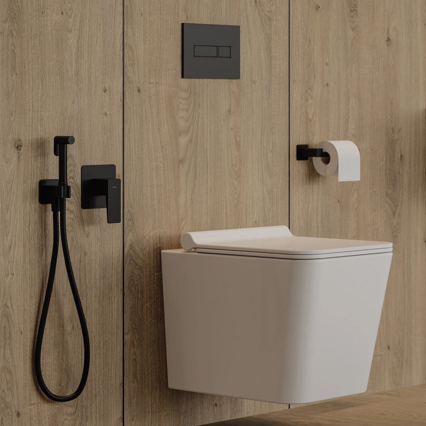 OMNIRES NL80510BL - Toiletrulleholder NELSON mat sort