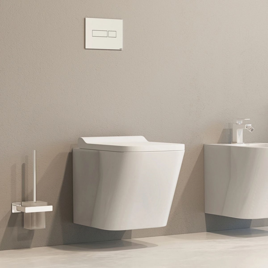 OMNIRES NL80620CR - Væghængt toiletbørste NELSON skinnende krom