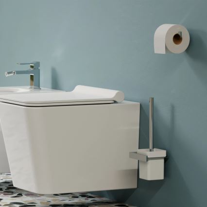OMNIRES NL80620CR - Væghængt toiletbørste NELSON skinnende krom