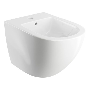 OMNIRES OTTAWABIBP - Væghængt bidet OTTAWA keramik/skinnende hvid