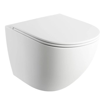 OMNIRES OTTAWAMWBM - Væghængt toilet med toiletsæde SoftClose OTTAWA keramik/mat hvid