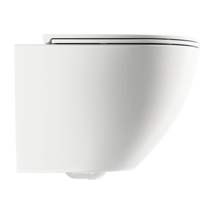 OMNIRES OTTAWAMWBM - Væghængt toilet med toiletsæde SoftClose OTTAWA keramik/mat hvid