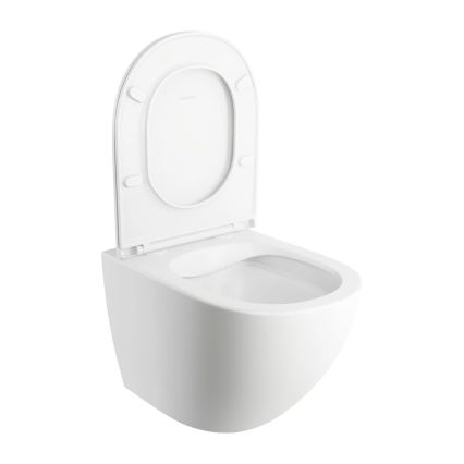 OMNIRES OTTAWAMWBM - Væghængt toilet med toiletsæde SoftClose OTTAWA keramik/mat hvid