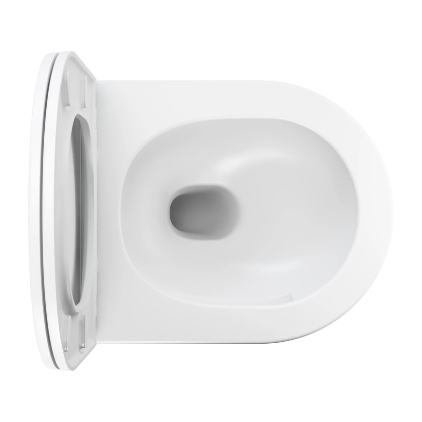 OMNIRES OTTAWASPXMWBM - Væghængt toilet med toiletsæde SoftClose OTTAWA keramik/mat hvid