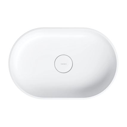 OMNIRES OVOUNBM - Vask til bordplade OVO 55x36 cm dolomit/mat hvid