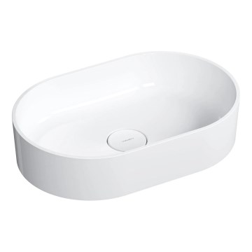 OMNIRES OVOUNBP - Bordmonteret håndvask OVO 55x36 cm dolomit/glans hvid