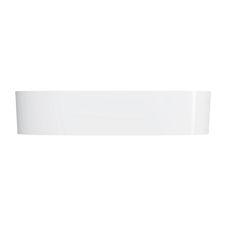 OMNIRES OVOUNBP - Bordmonteret håndvask OVO 55x36 cm dolomit/skinnende hvid