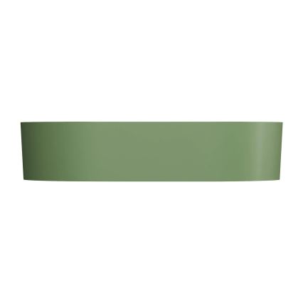 OMNIRES OVOUNOL - Bordmonteret håndvask OVO 55x36 cm mat oliven