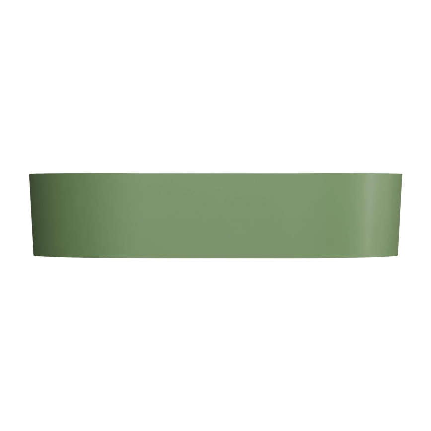 OMNIRES OVOUNOL - Bordmonteret håndvask OVO 55x36 cm mat oliven